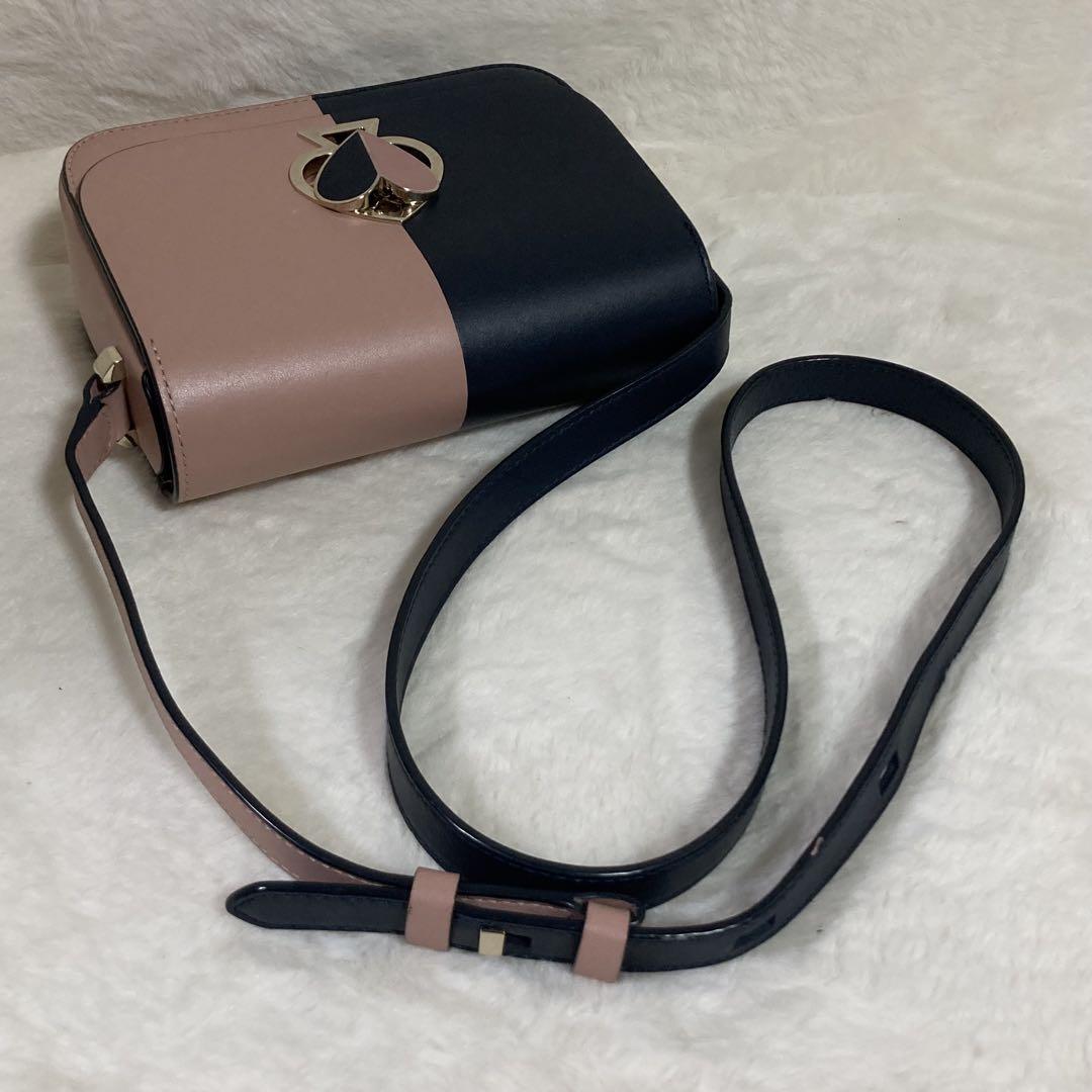美品 ケイトスペード ニコラ ツイストロック ショルダーバッグ