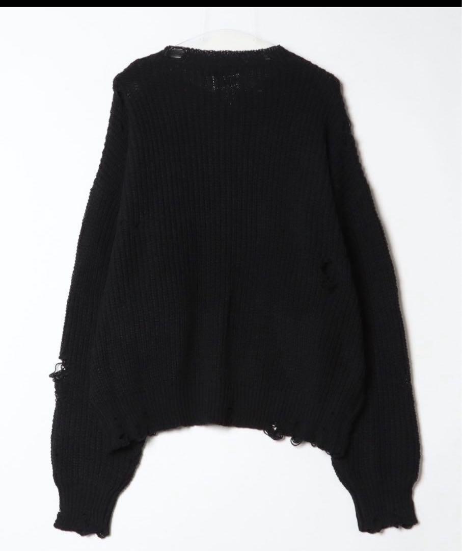 トップス KAMIYA Boro Knit Sweater