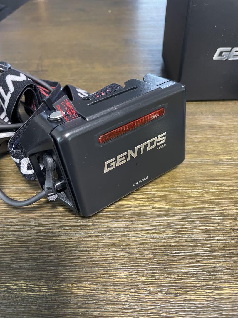 新品未使用　GENTOS GH-103RG ヘッドライト USB充電式