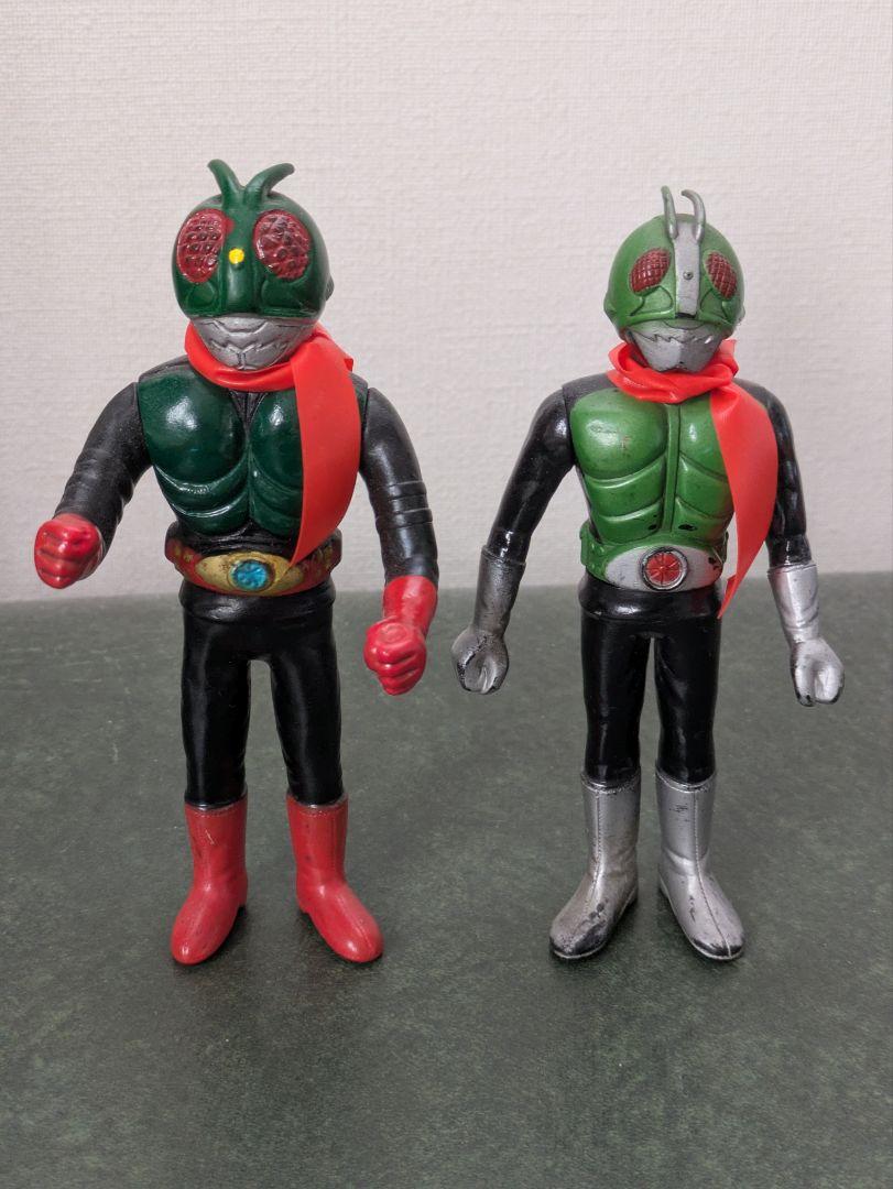 昭和レトロ ポピー 仮面ライダー 2体セット