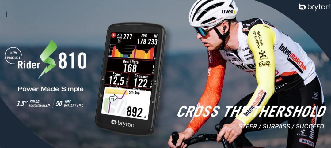 【新発売】ブライトン Rider S810E（日本語対応）サイクルコンピューター