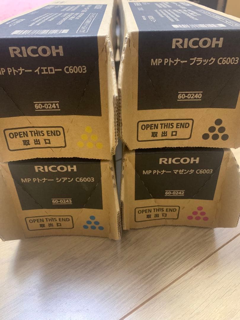 RICOH MP Pトナー C6003 4色セット
