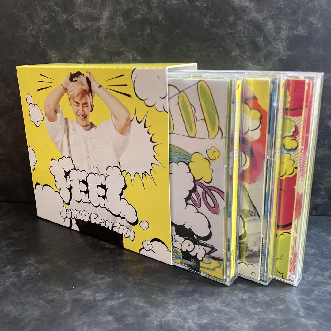 2PM ジュノ 3形態BOX付きCD＆DVD 5点セット