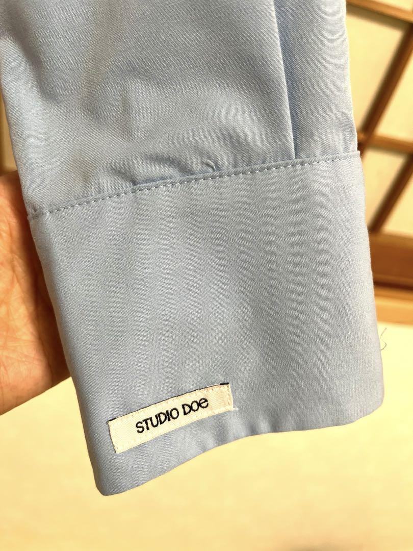 Studio Doe サマーシャツ　ブルー Studio doe サマーシャツ ブルー