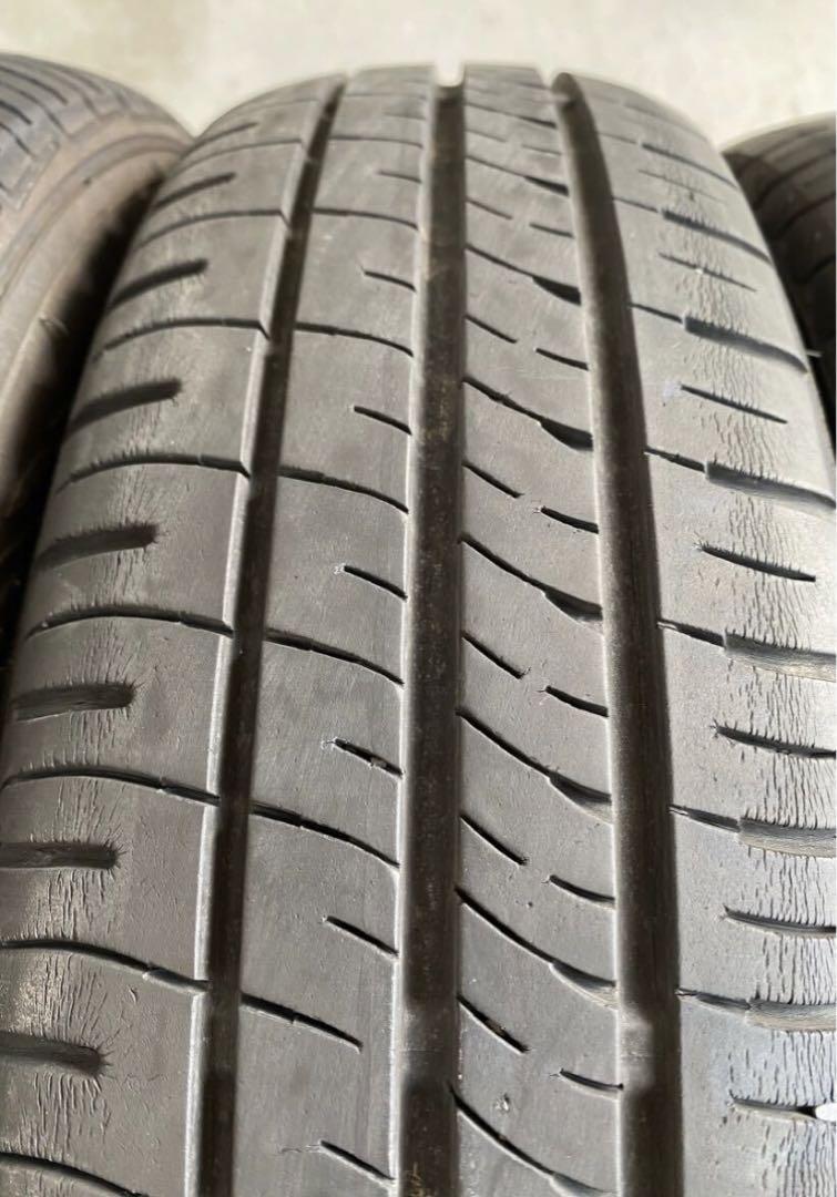送料込み引取も対応 スズキ純正アルミホイール 155/65R14タイヤ4本セット