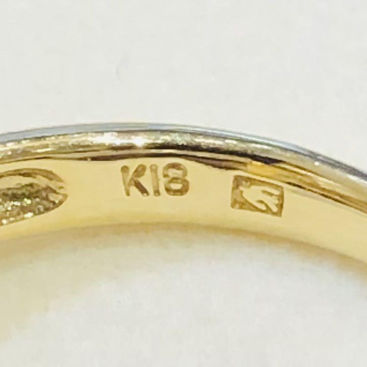 得価限定品 K18パールダイヤモンドリング0.15ct 4.34g JeWna-m41337470568 豊富な高品質