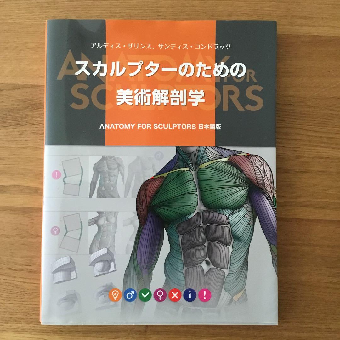 Kunstanatomie Anatomie für Bildhauer japanische Version 224 Buch - Bild 1 von 2
