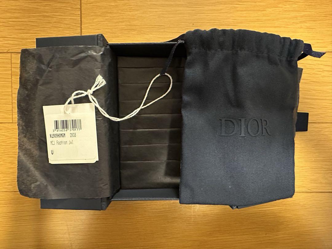 Dior 珊瑚コーラルペンダントネックレス ホワイトパール・ホワイト クリスタル