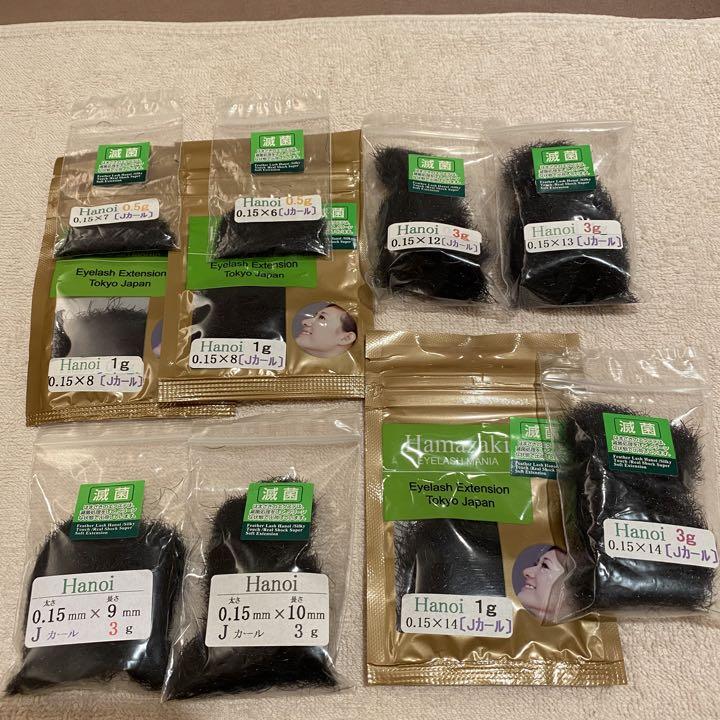 新入荷 まつげエクステ はまざき ハノイ hanoi つけまつげ 直売値下げ ムルーアミンクエクステンション Jブラック つけまつげ