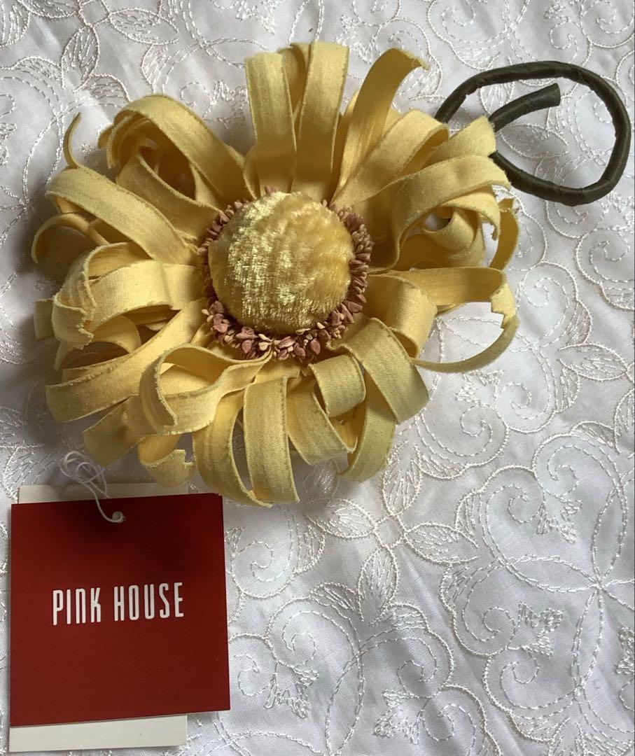 PINK HOUSE×アトリエ染花】コサージュ （ブローチ・コサージュ