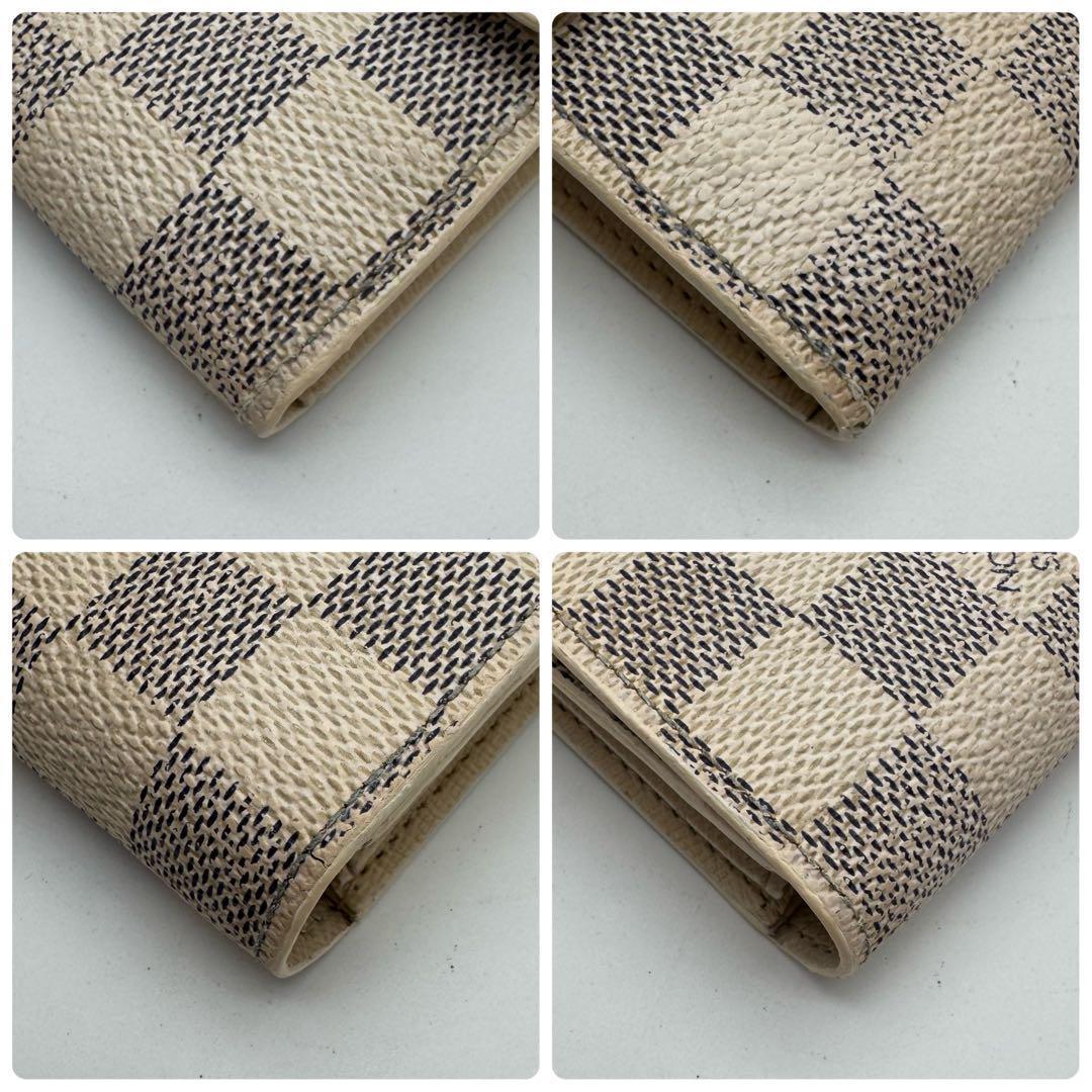 美品✨️ルイヴィトン　ダミエ　アズール　サラ　長財布　カード10枚　折り財布