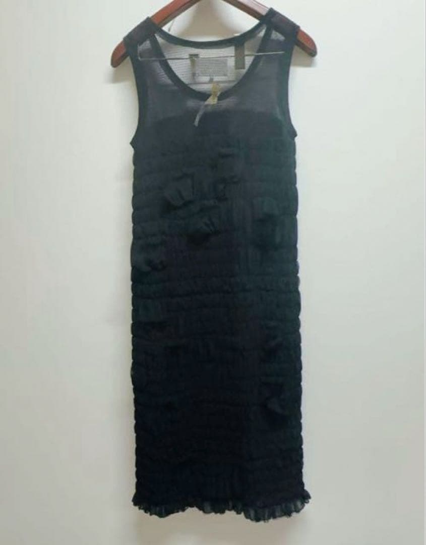 Maison Margiela ブラックロングワンピ 美品