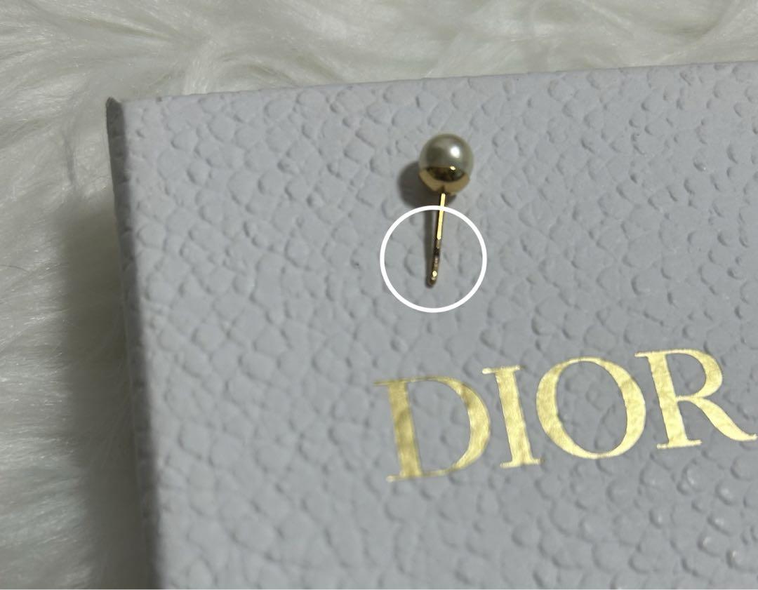 Dior オールトライバルピアス パールゴールド