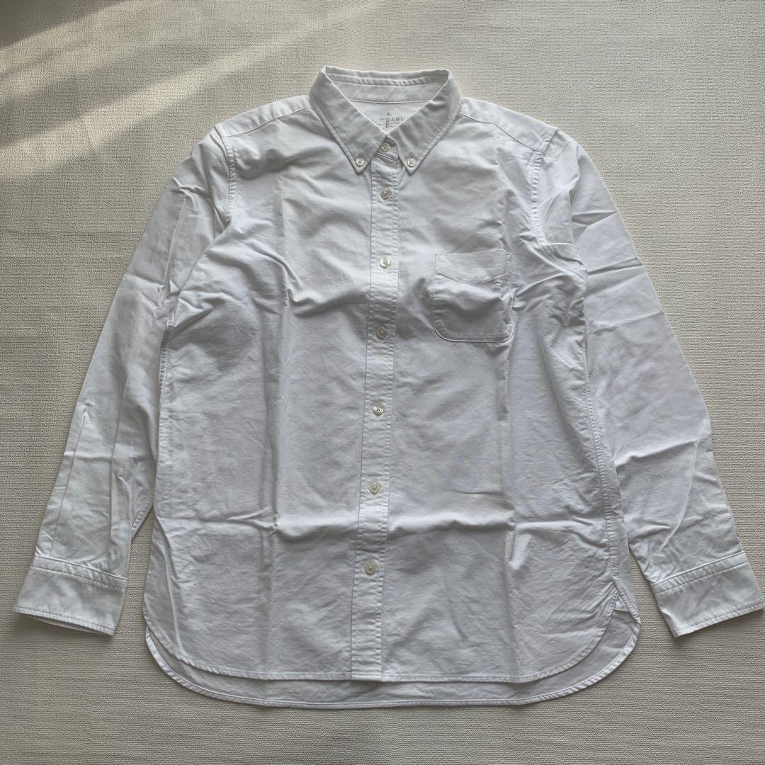 MUJI 無印良品 レディース オックスフォードシャツ ボタンダウン
