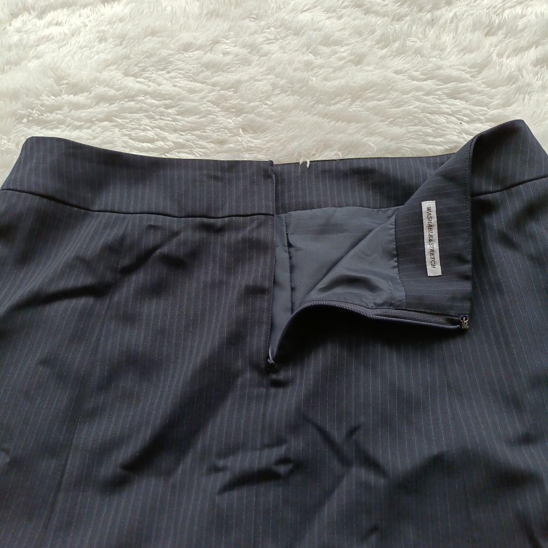 ✨️美品✨️ANCHOR WOMAN スカートスーツ ネイビー 大きいサイズ