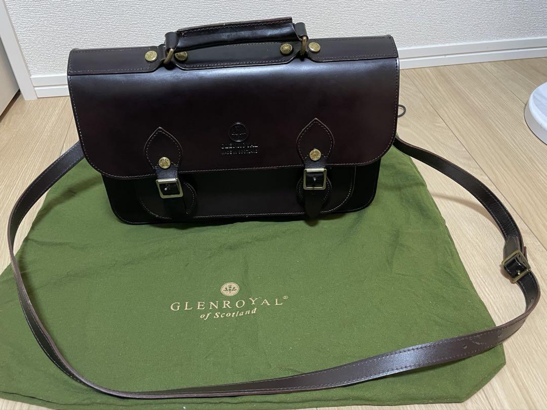 【美品】グレンロイヤル　サッチェルバッグ