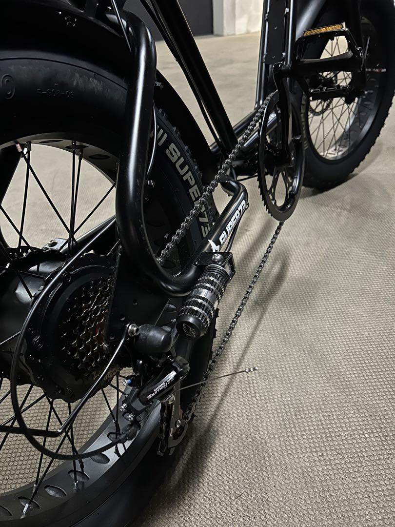 super73 系Y1電動アシスト自転車ebike スロットル付きカスタマイズ化