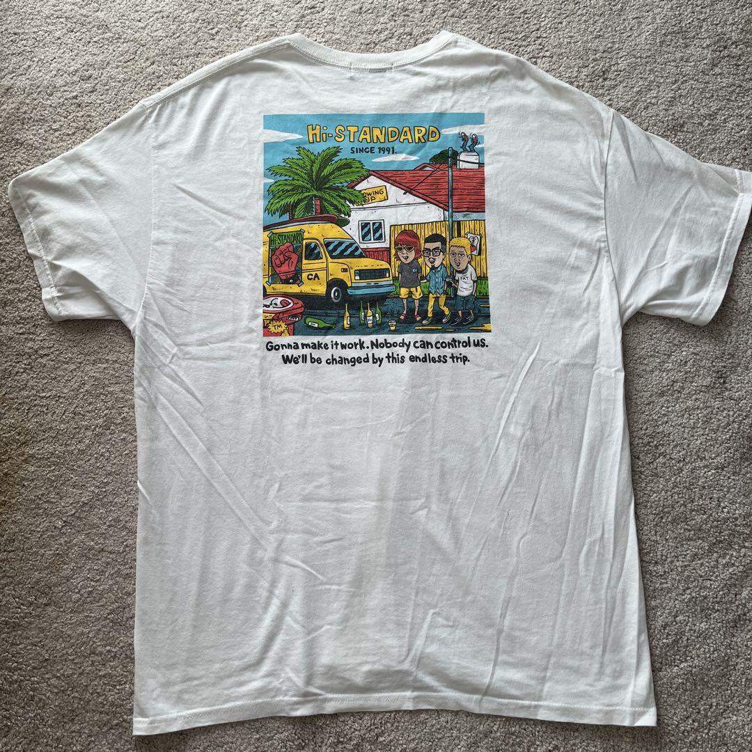 Hi-STANDARD Tシャツ XL pizza of death 横山健 - メルカリ