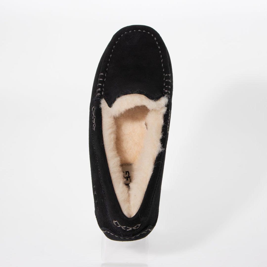 新品24cm UGG アグ アンスレー モカシン ブラック