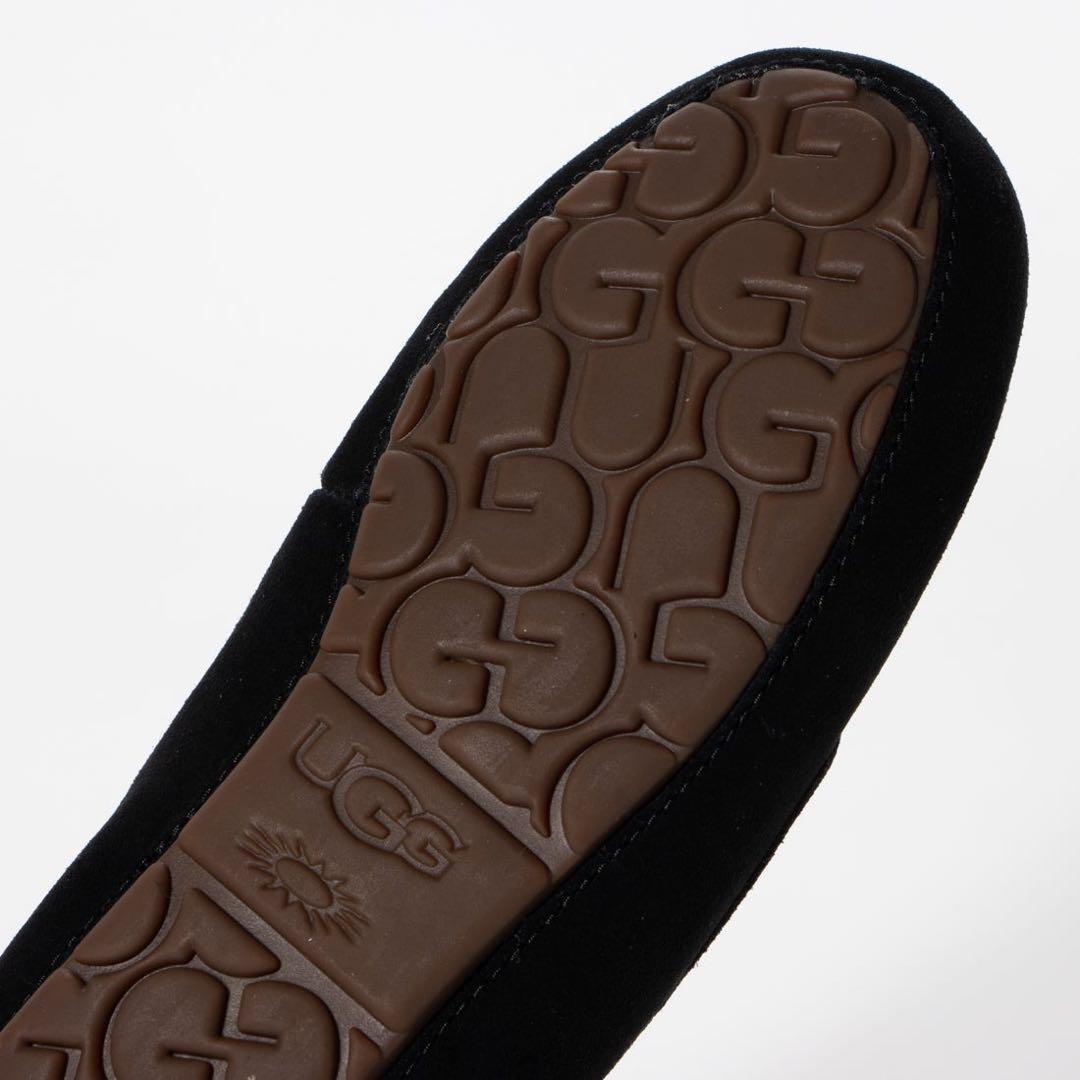 新品24cm UGG アグ アンスレー モカシン ブラック