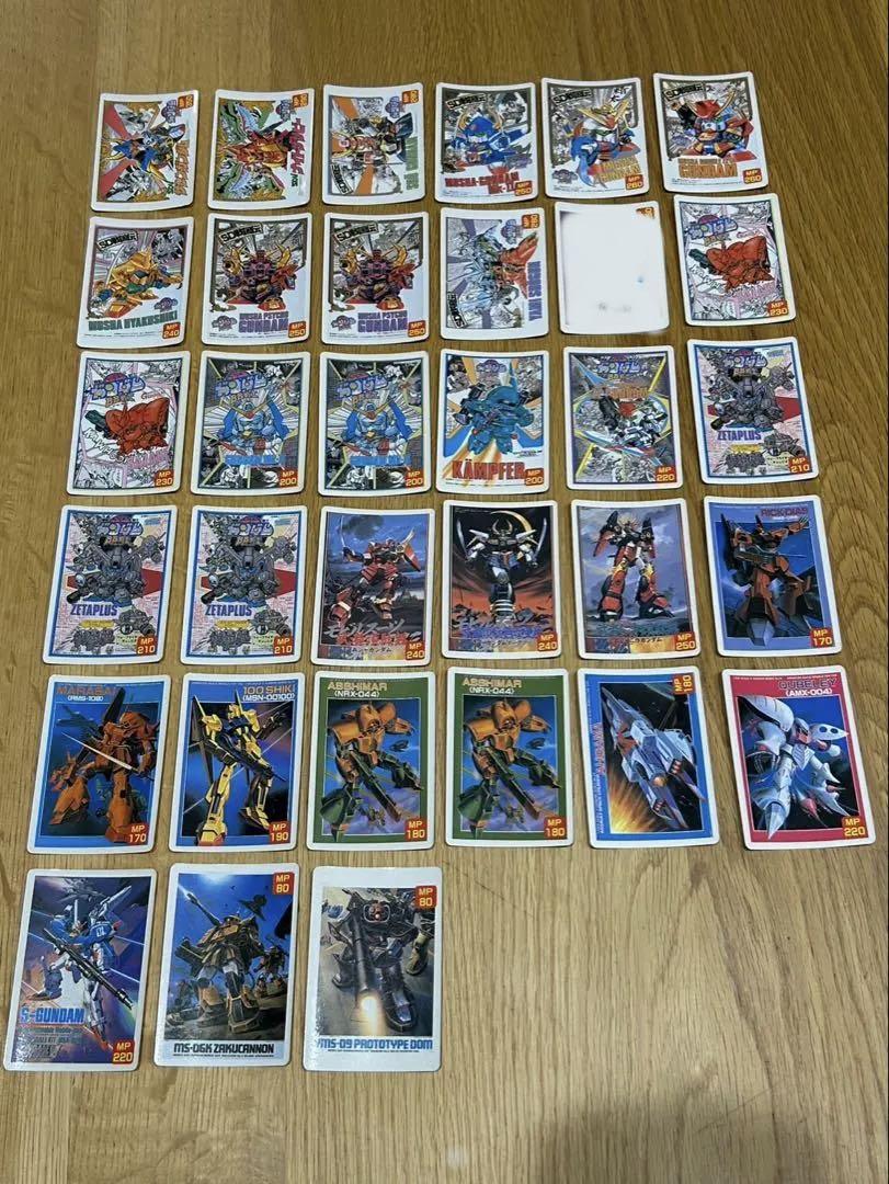 SDガンダム ガンダムパッケージコレクション第2弾　カードダス　３３枚
