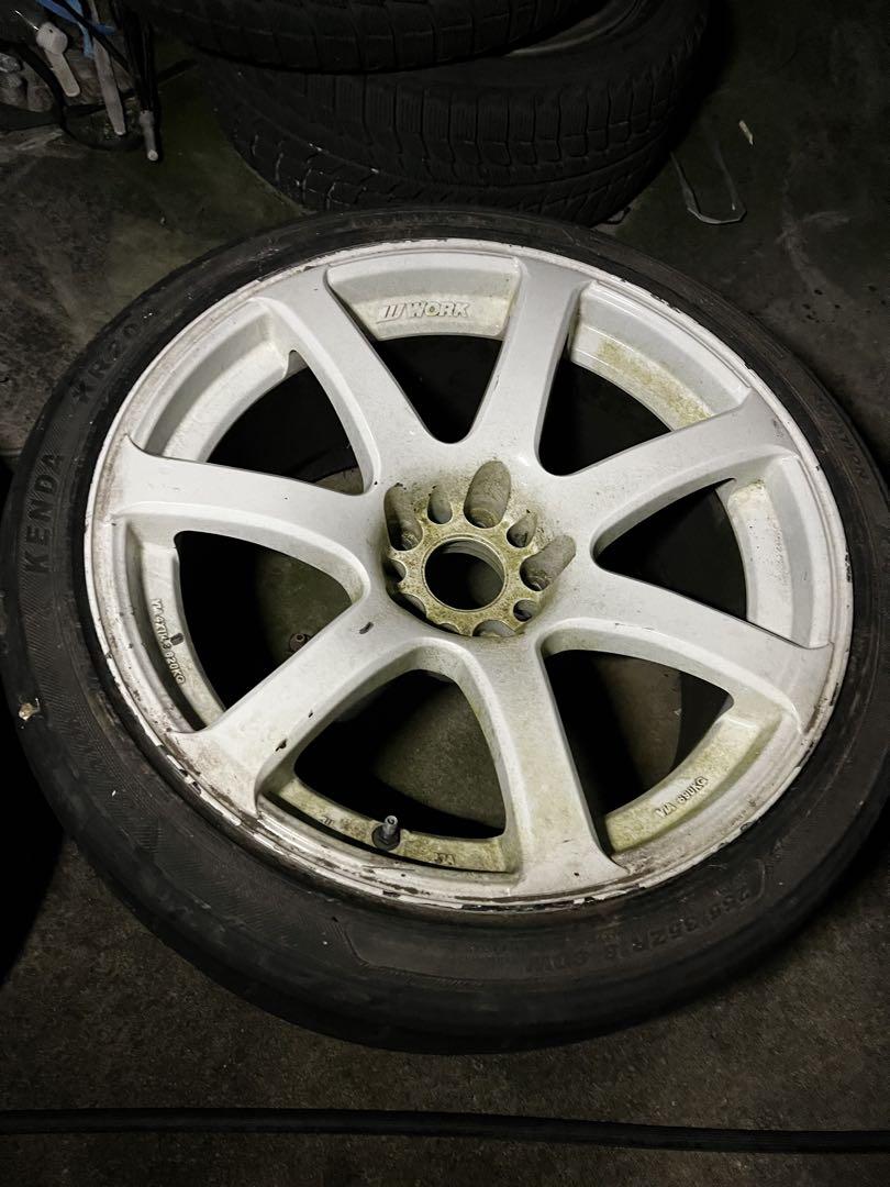 タイヤ・ホイール work emotion XT7 18inc 9.5J +12 114.3 5H