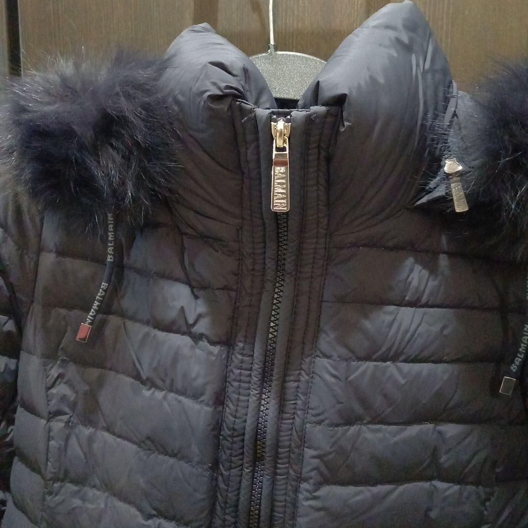 BALMAIN バルマン ダウン M ロングダウン コート ネイビー