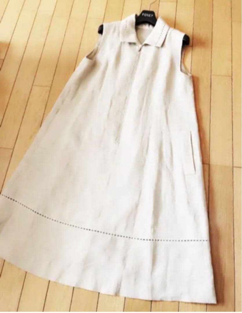 メルカリ ご予約 専用 フォクシー リネンワンピース ひざ丈ワンピース 40 000 中古や未使用のフリマ