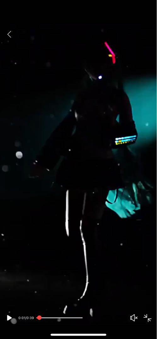 Amazon.co.jp: [YYSMUPILE] 初音ミク LED発光 コスプレ衣装
