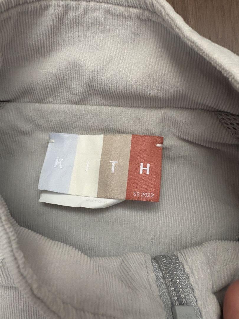 【状態良】kith 半袖コーデュロイクォータージップ　Sサイズ