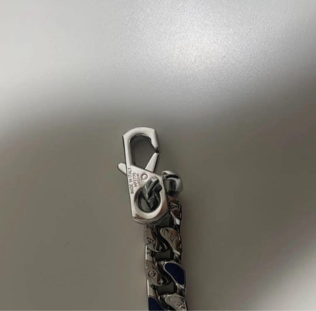 LOUIS VUITTON マルチカラーチェーンネックレス