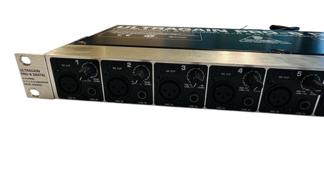 配信機器・PA機器・レコーディング機器 Behringer ULTRAGAIN PRO-8 ADA8000