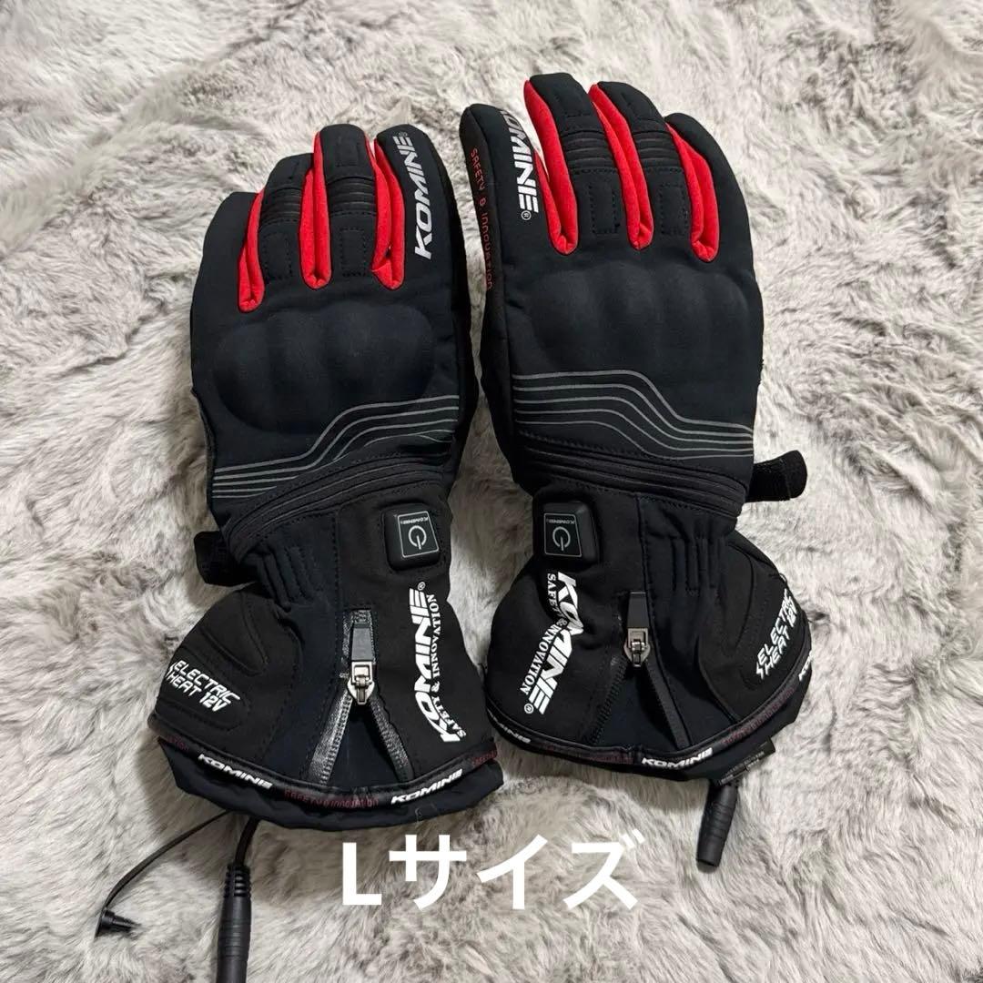 【超美品】KOMINE 電熱グローブ