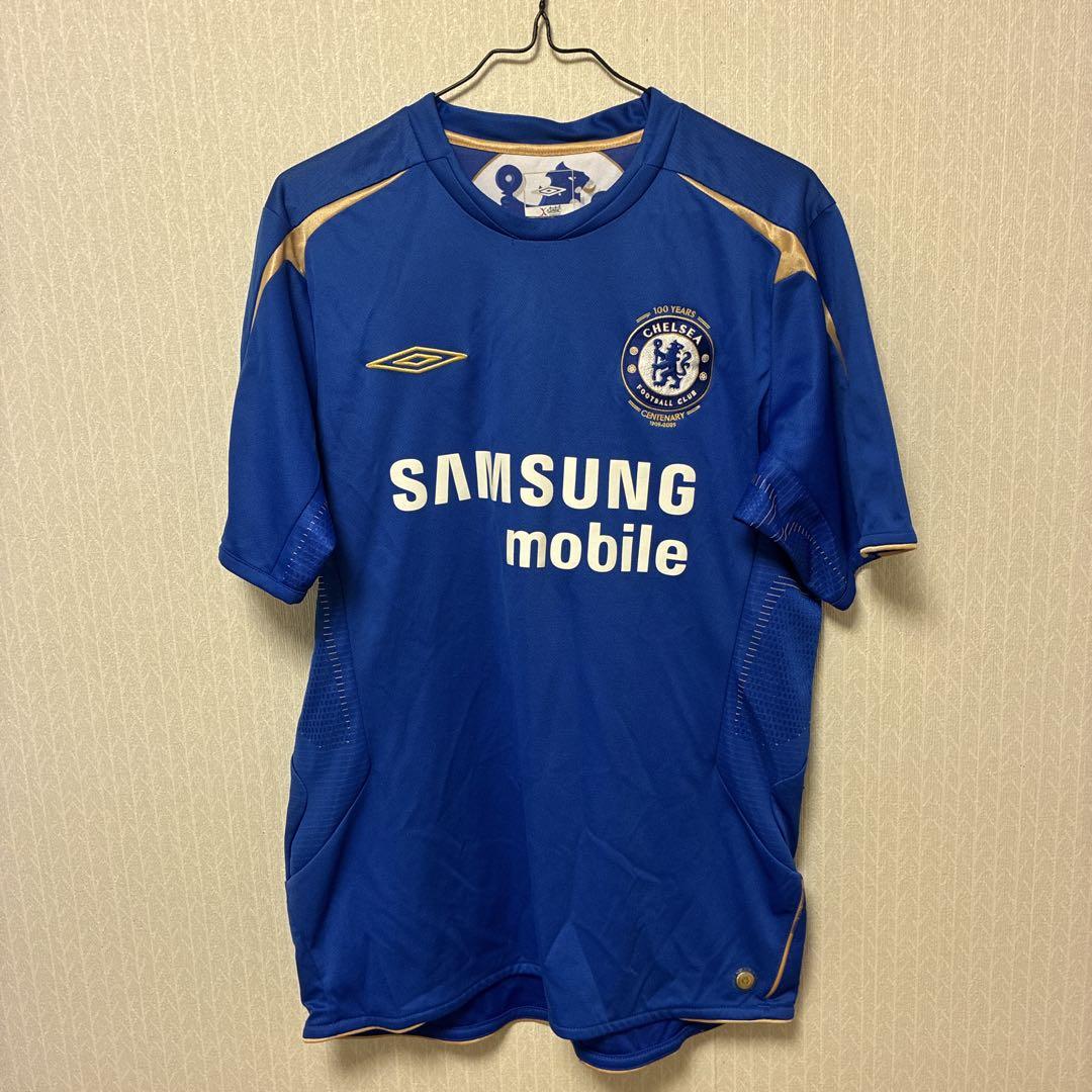 激安ブランド 100周年 美品】チェルシーFC 公式ユニフォーム メルカリ - サイズM ウェア