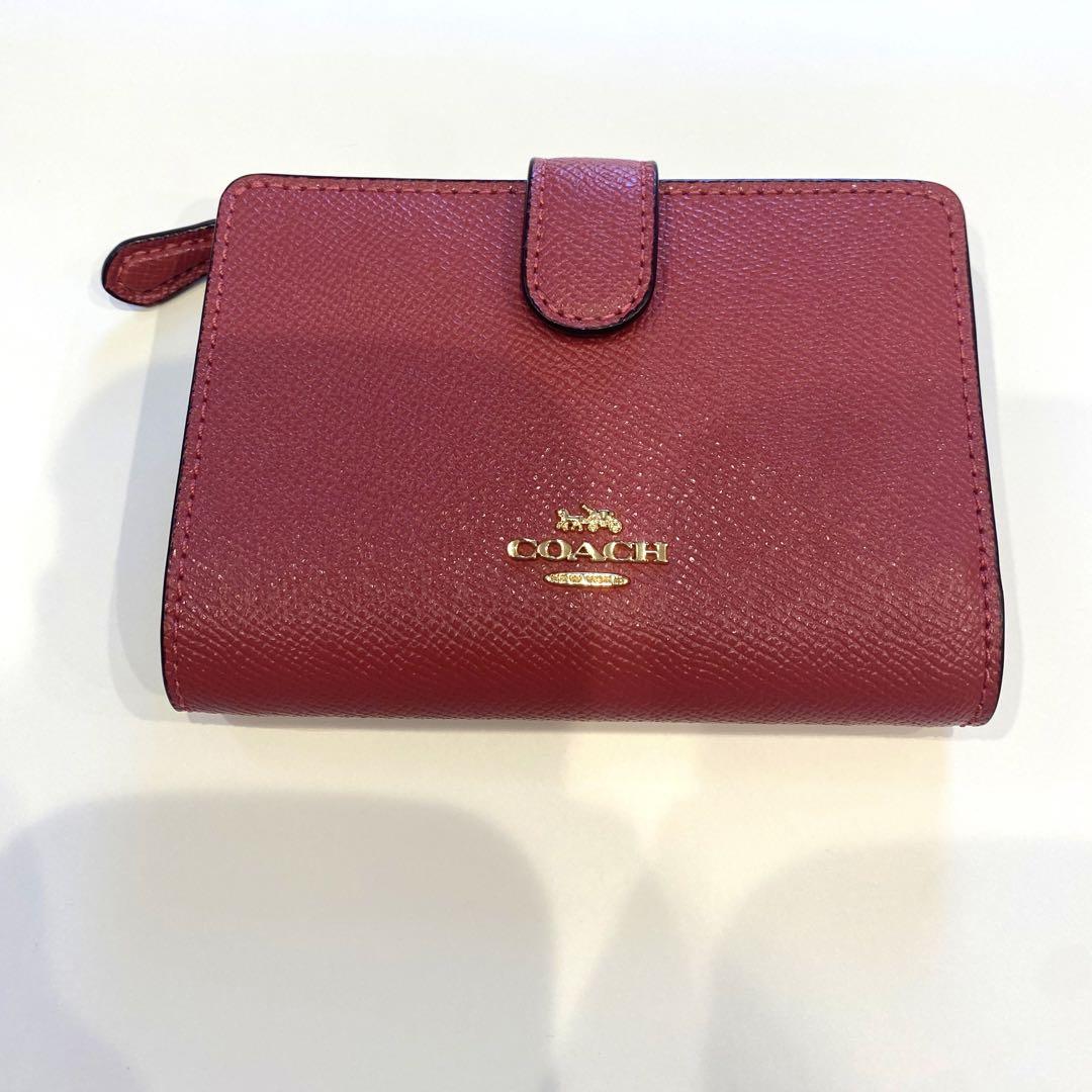 コーチ COACH COACH コーチ CF472 二つ折り財布 （ベージュ