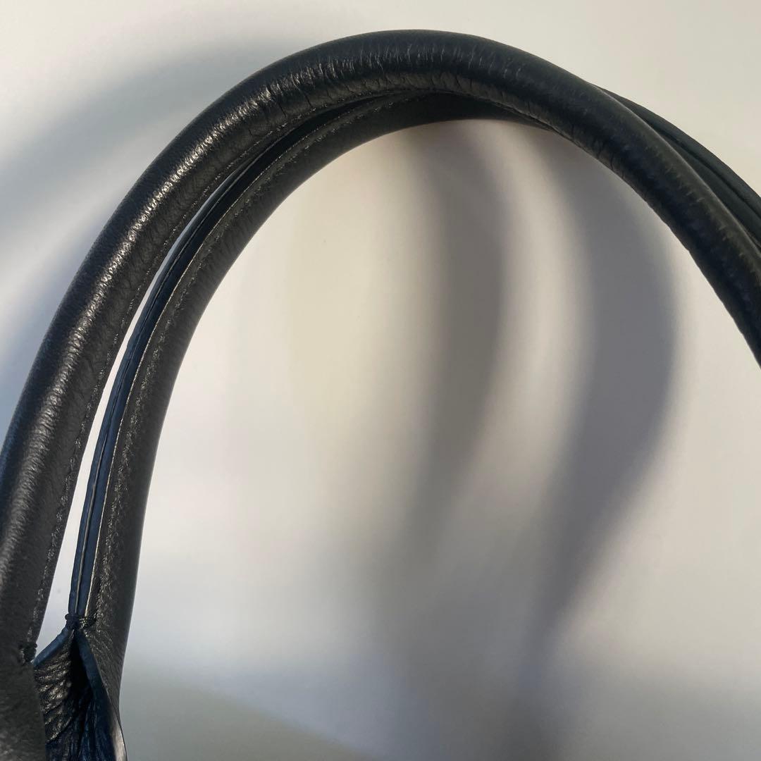 美品ステファンヴェルディーノ　トートバッグ　ラメ　青　ショルダー　ポーチ