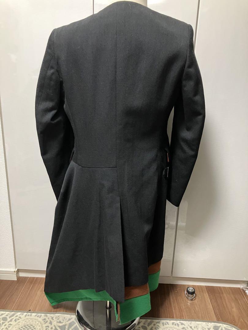 コムデギャルソンオムプリュス　22AW 変形ドッキングデザイン　コート　Sサイズ