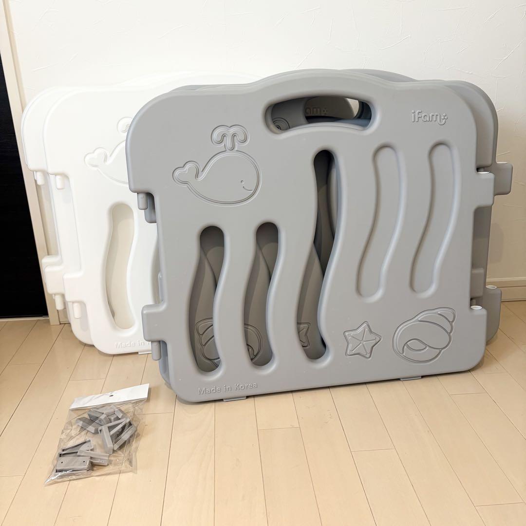 良品 ✨iFam アイファム ベビーサークル 8枚 セット