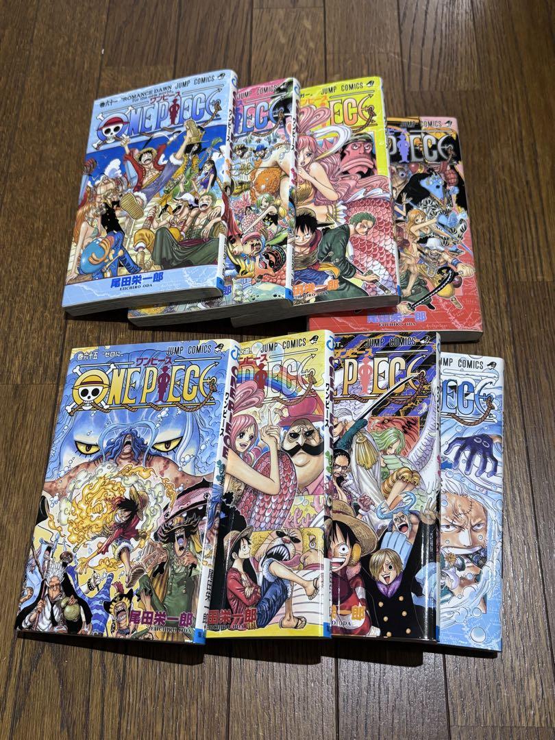 ONE PIECE ワンピース 単行本 1〜68巻 関連本2冊、おまけ付き