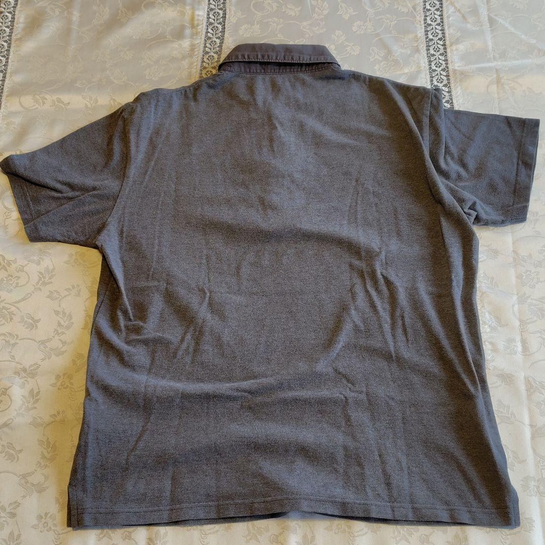 【サイズ2】BURBERRY BLACK LABEL ポロシャツ【グレー】