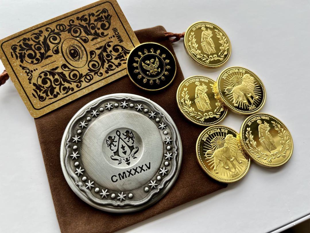 ジョン・ウィック　コイン　裁定人メダル　カード　血の誓印　専用袋　セット　新品