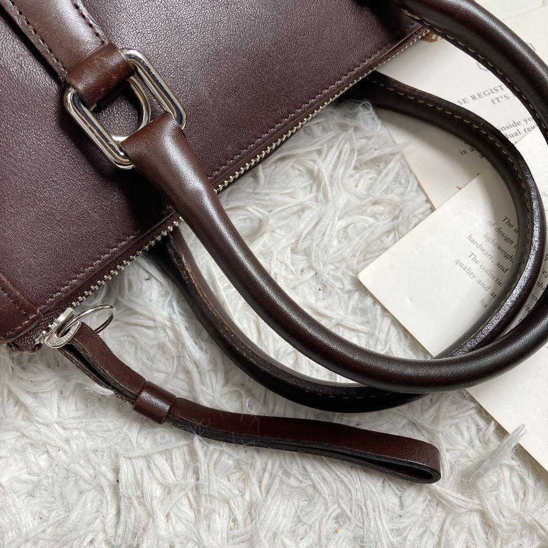 vintage coach old ミニボストン brown - メルカリ