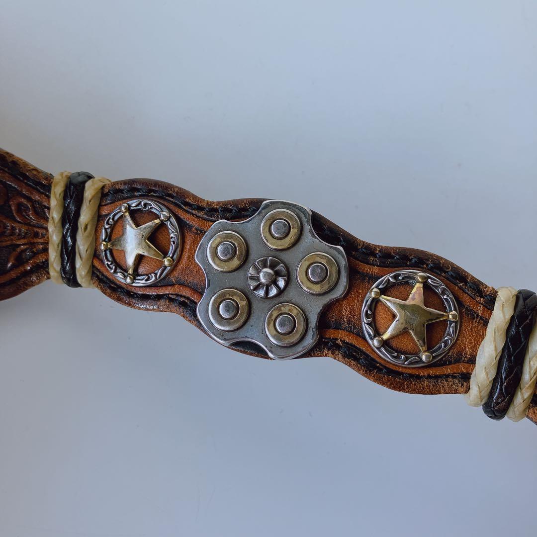 70s Vintage Levi`s リーバイスバックル スタッズベルト38