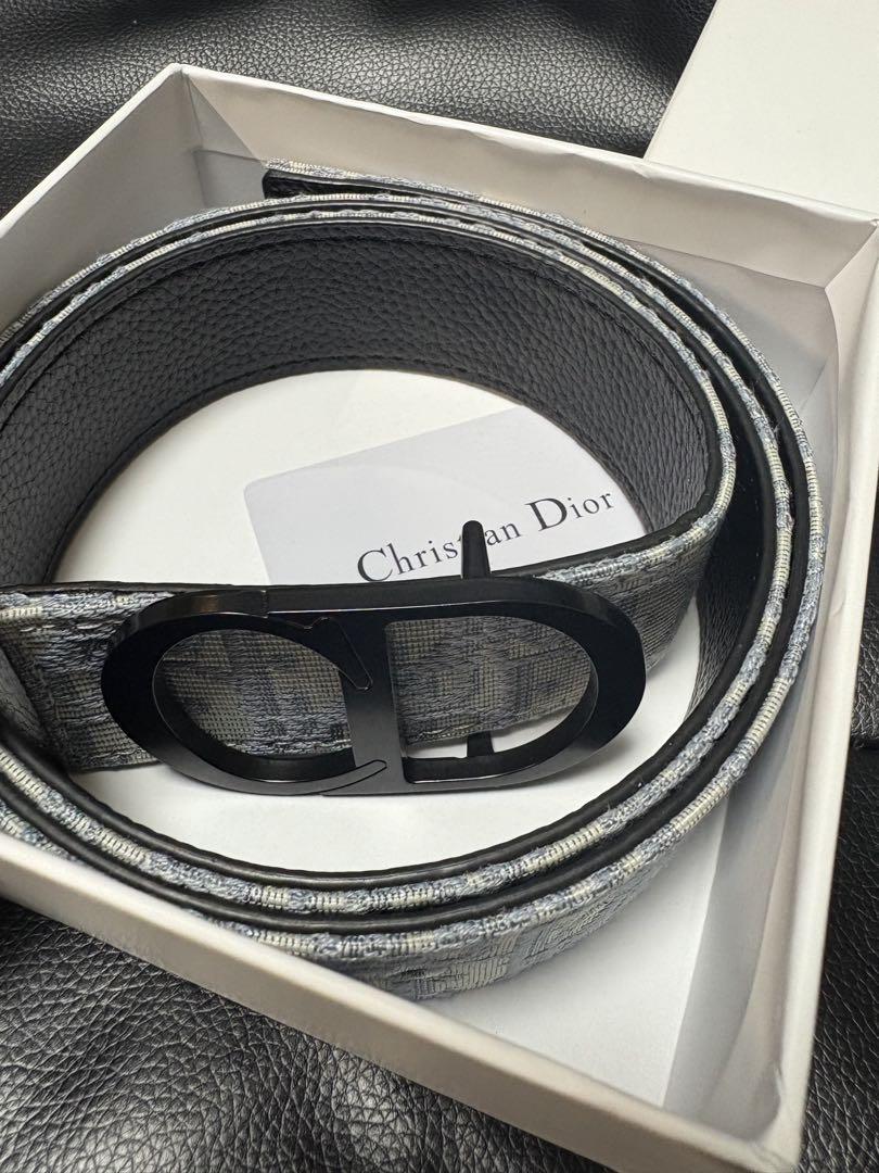 最終値下げ Christian Dior ベルト オブリーク ロゴバックルゴ