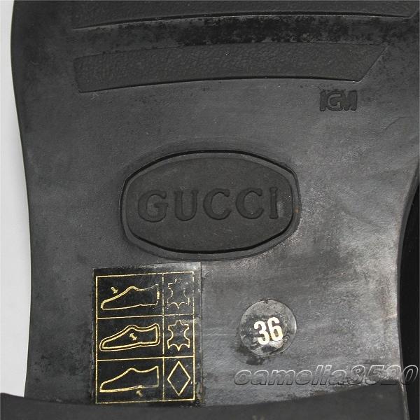 Gucci ホースビット ローファー スクエアトゥ 36 23.5cm