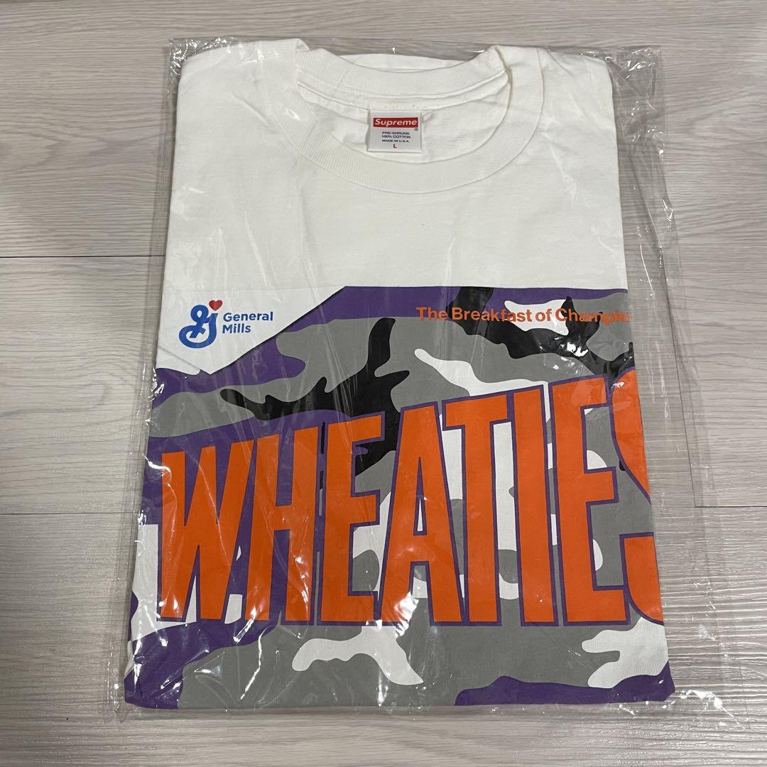 【希少/送料・関税込み/SS21/コラボ】Wheaties Tee L supreme Wheaties tee （希少/送料・関税込み/SS21/コラボ