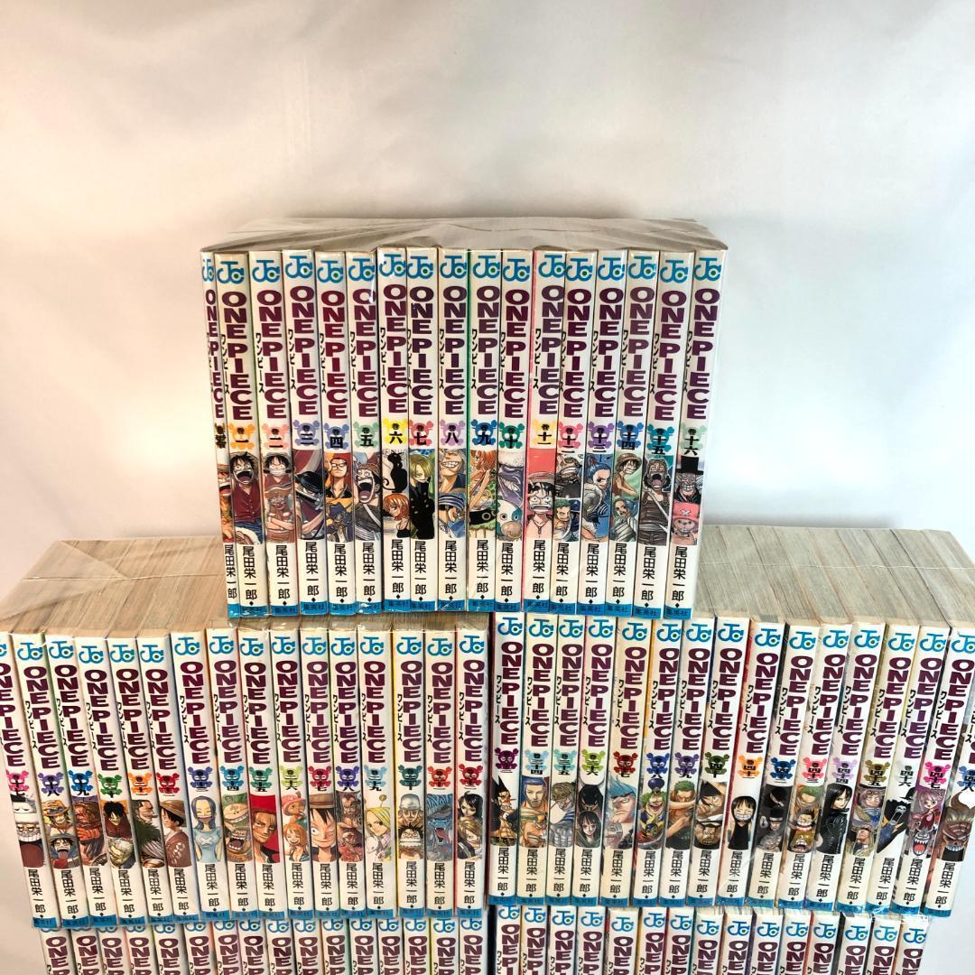 【さらに値下げ】ワンピース 1〜96巻セット（1〜32巻 初版 希少） 特典付・値下げ】ワンピース コミック全巻1〜最新109巻 希少巻付属