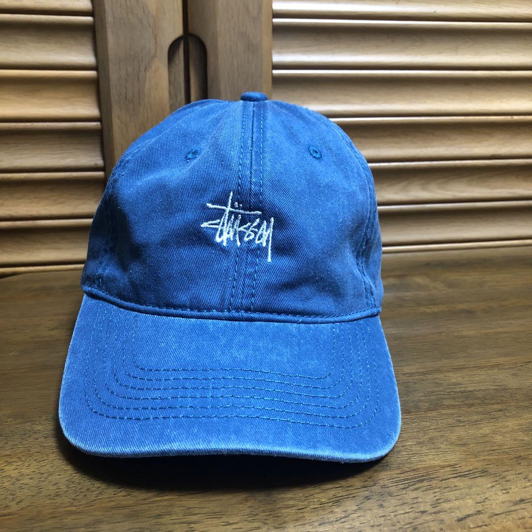 Stüssy BANGKOKキャップ デニムブルー/ステッカーつき