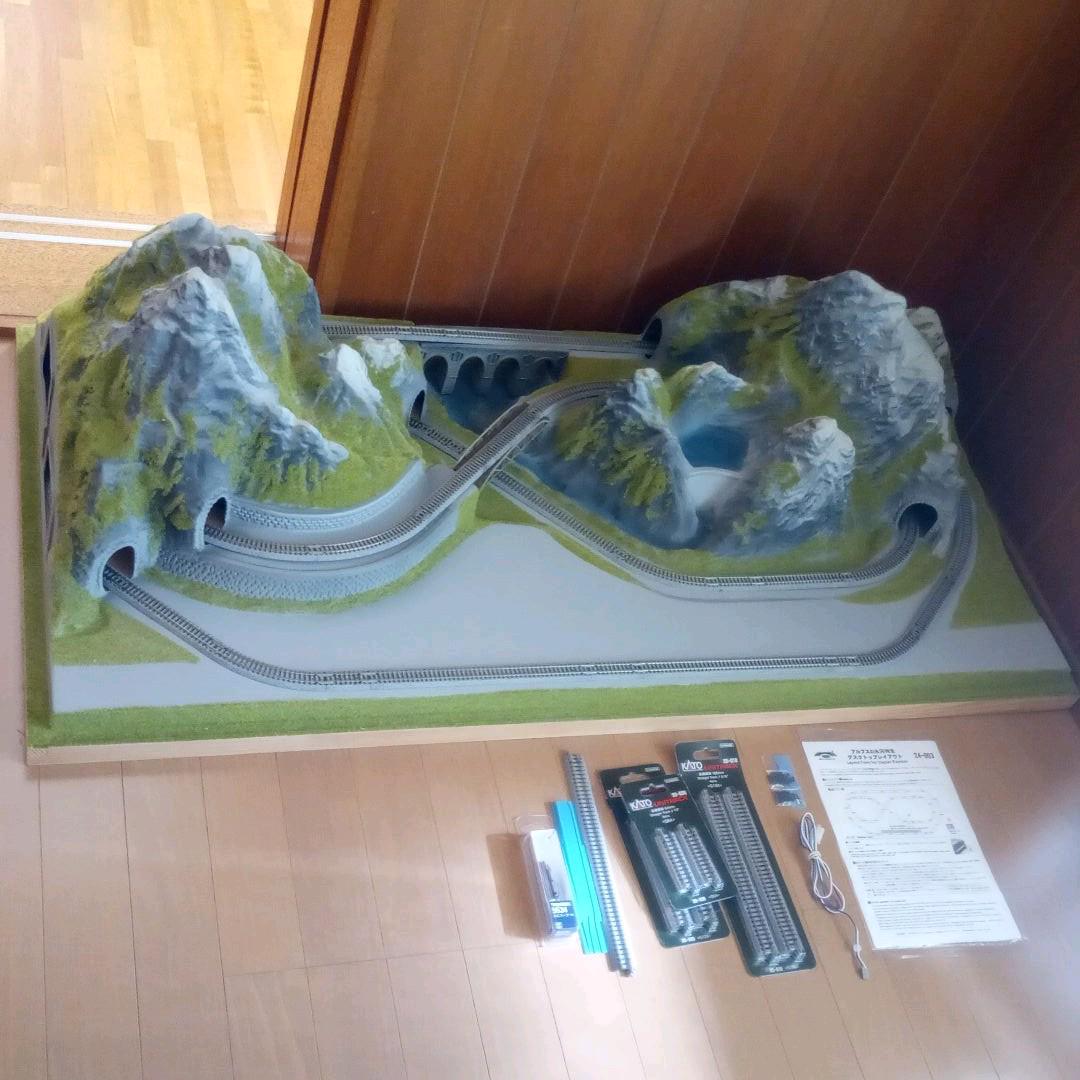 アルプスの氷河特急 デスクトップ レイアウト 鉄道模型 KATO
