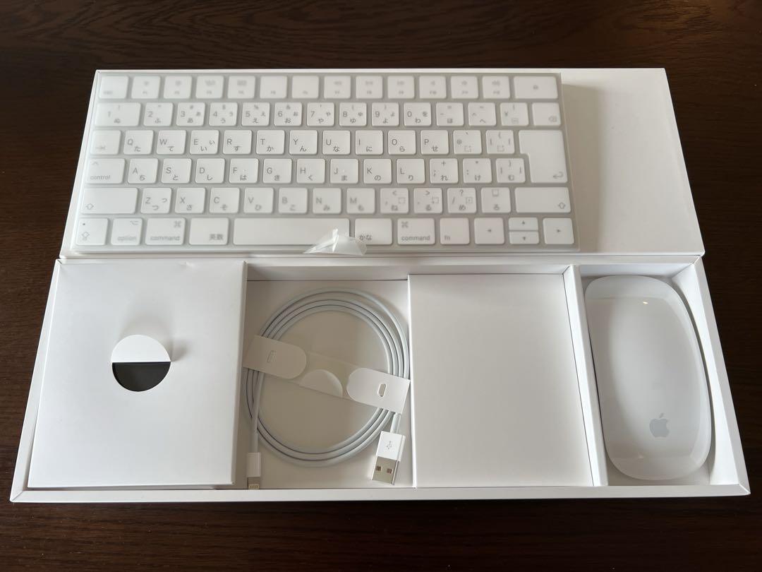 Apple - 【中古美品】Magic Keyboard＋Magic Mouse2 セット Apple Magic Mouse 2-Space Gray MRME2J/A New Factory sealed